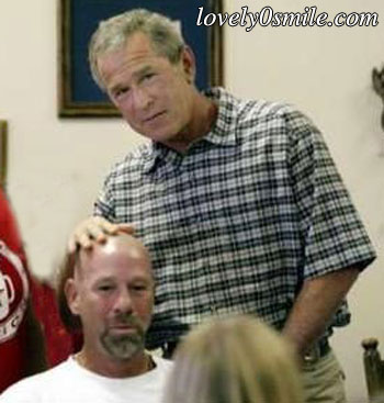 بوش .. والصلعه - صور