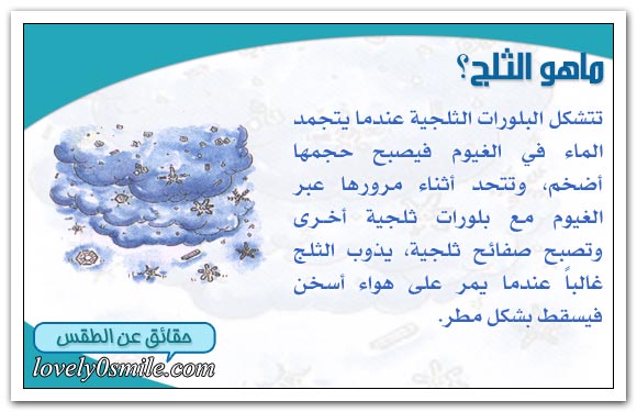 الجليد والثلج
