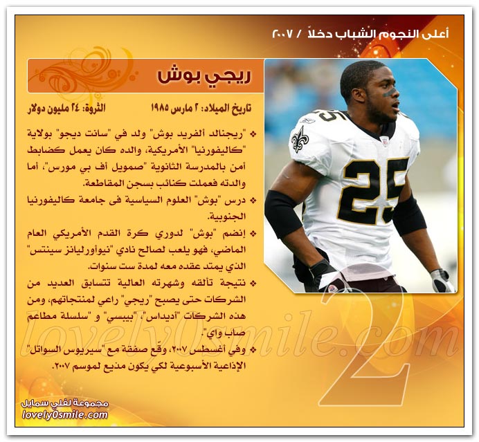أعلى النجوم الشباب دخلاً 2007 ج1