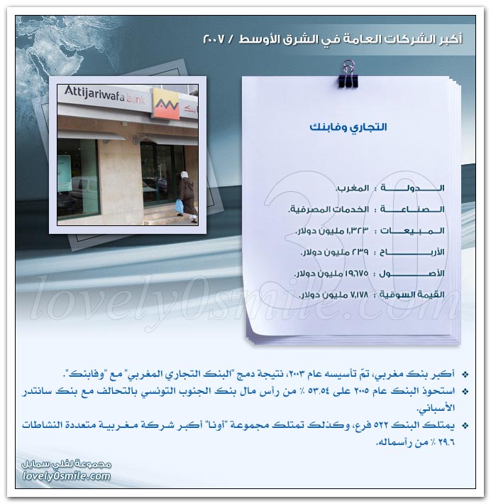 أكبر الشركات العامة في الشرق الأوسط 2007 ج2