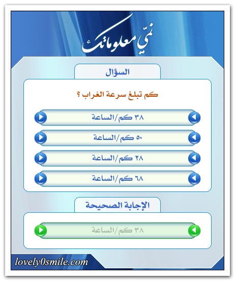 من هو الصادق البار؟ + عدد خلفاء بني أمية + سرعة بعض الحيوانات