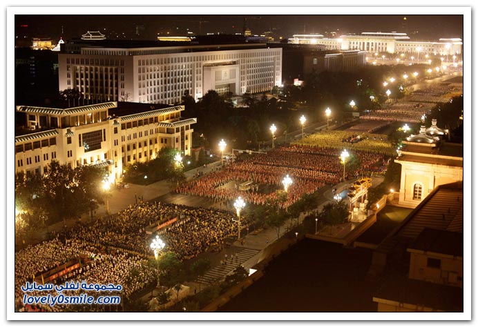 صور من استعدادات الصين لحتفالات الذكرى 60 لتأسيس جمهورية الصين الشعبية