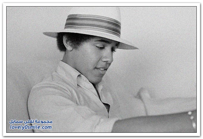 صور باراك أوباما أيام المراهقة