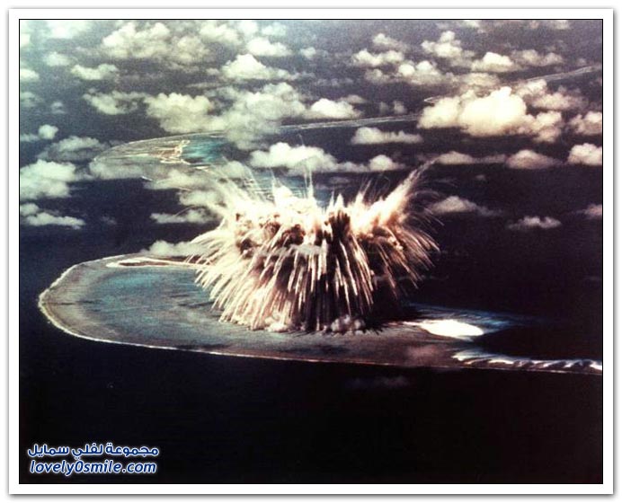 صور من التجارب النووية