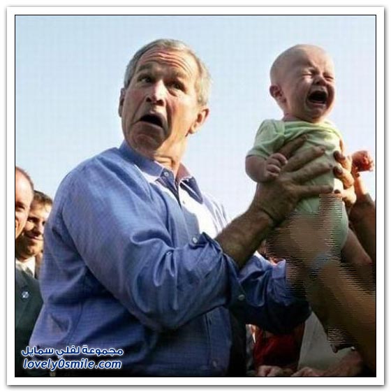 صور: شاهد ردة فعل الأطفال مع السياسيين