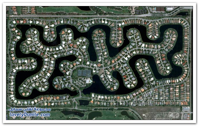 صور مسطحات بشكل فني في جوجل صورت في فلوريدا