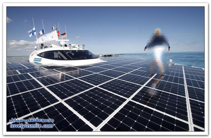 صور أكبر سفينة في العالم تعمل بالطاقة الشمسية