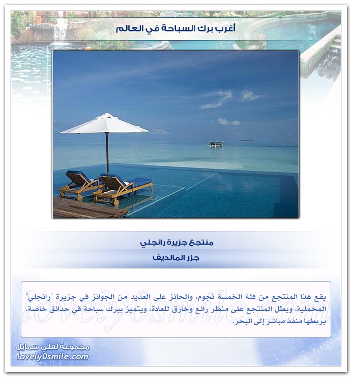 أغرب برك السباحة في العالم