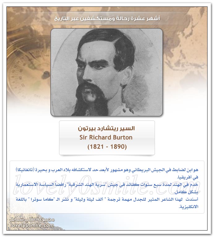 أشهر عشرة رحالة ومستكشفين عبر التاريخ