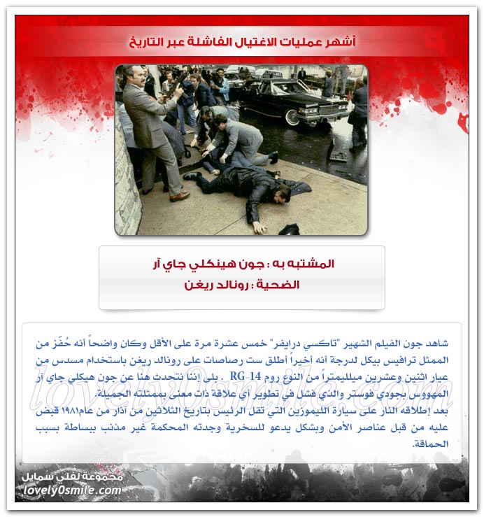 أشهر عمليات الاغتيال الفاشلة عبر التاريخ