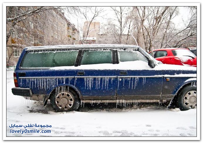 صور الثلوج في موسكو