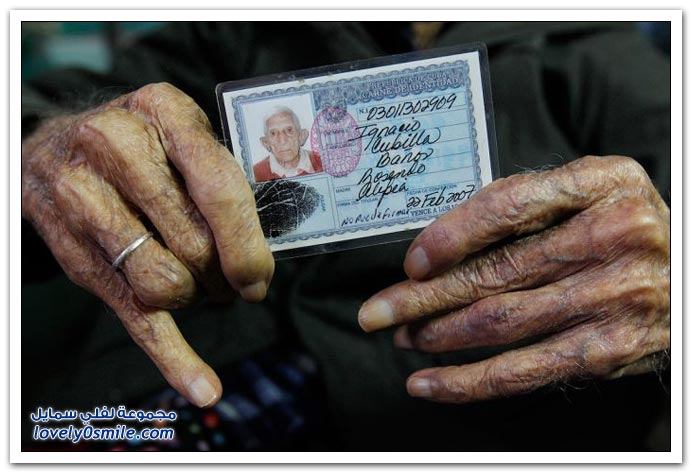 أشهر معمر في كوبا عمره 111 عام