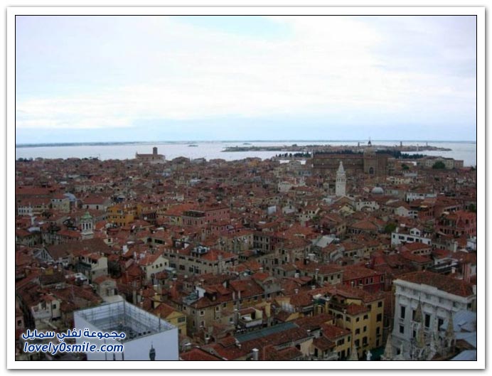 مدينة البندقية في إيطاليا من الأعلى