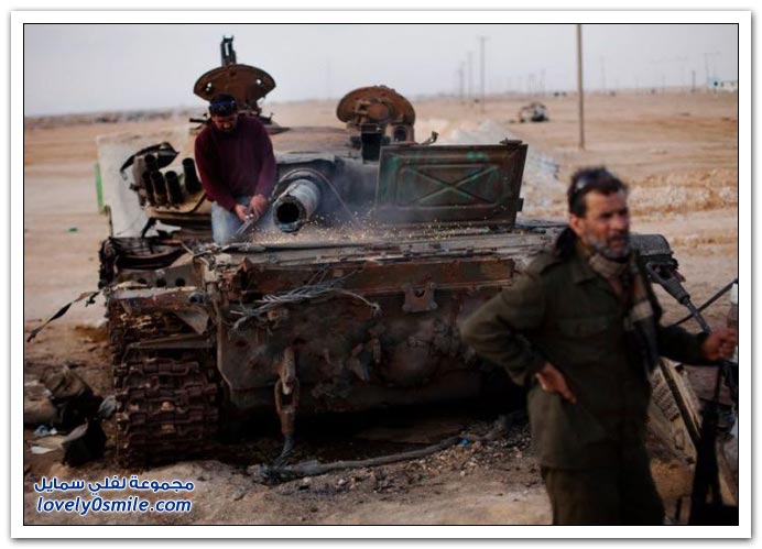 الثوار الليبيين وابتكارهم للأسلحة