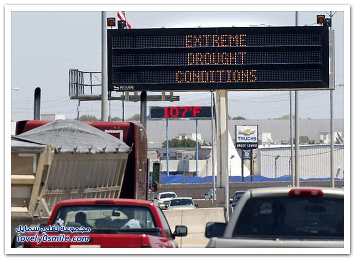 الجفاف الرهيب غير المسبوق في ولاية تكساس