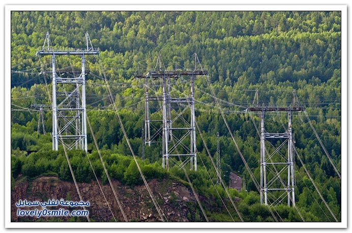 أول محطة للطاقة الكهرومائية على نهر ينيسي في روسيا