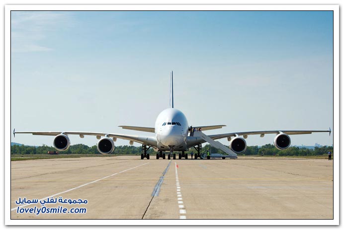 جولة داخل طائرة ايرباص A-380