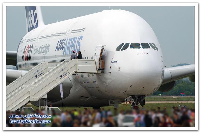 جولة داخل طائرة ايرباص A-380