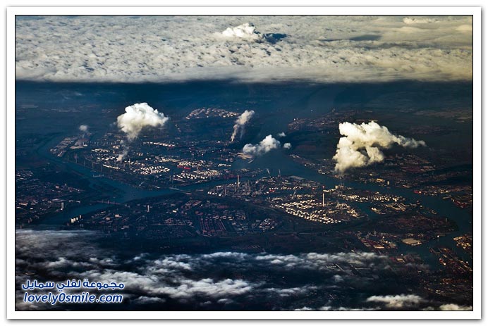 صور رحلة بالطائرة من أمستردام إلى ساو باولو