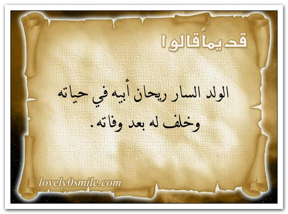 لا غنى يعدل صحة البدن ولا سرور يعدل سعة الصدر + الدين أقوى عصمة والأمن أفضل نعمة