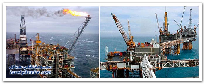 أضخم منصات استخراج النفط والغاز في العالم