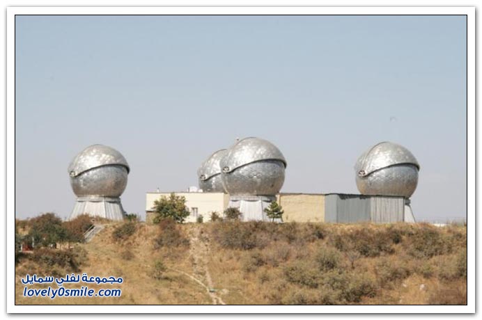 مجمع لرصد الفضاء بقرب مدينة نوريك الطاجيكية