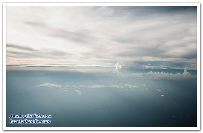 تصوير الغيوم على ارتفاع 6000 متر