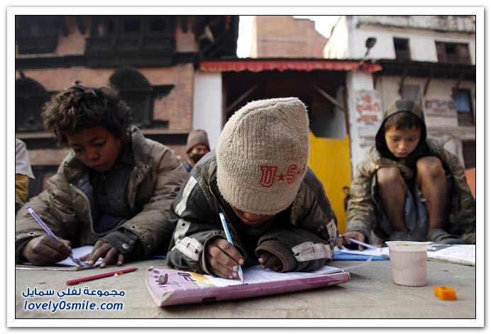 أطفال الهند يسكنون الشوارع