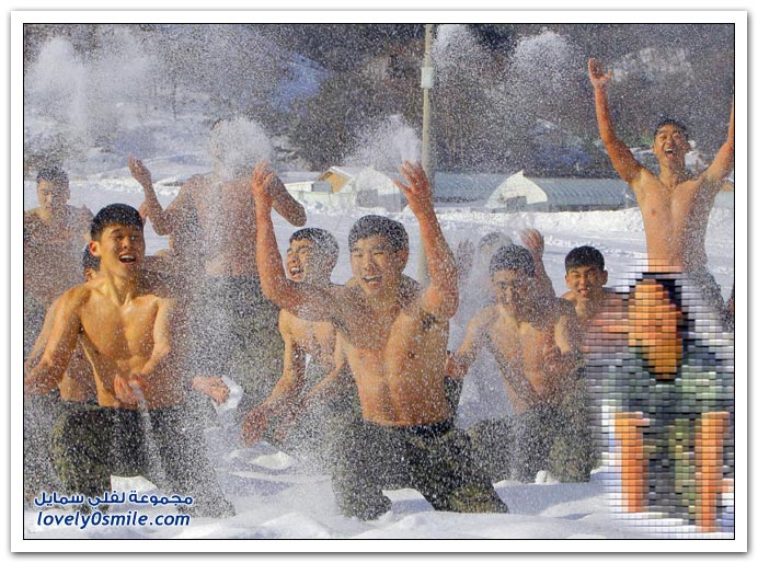 صور تدريب قوات كوريا الجنوبية تحت الثلج