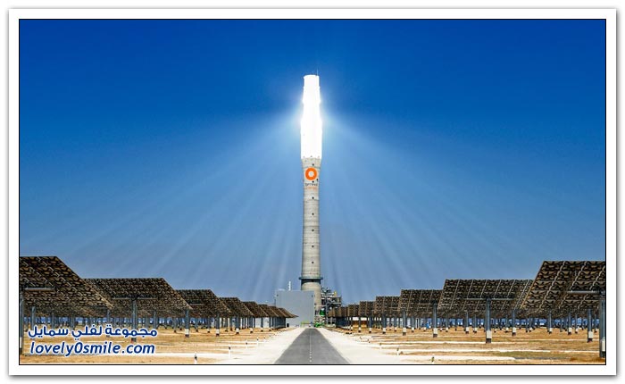 محطة للطاقة الشمسية في اسبانيا