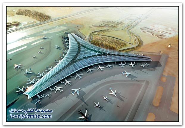 تصميم مطار الكويت الدولي الجديد