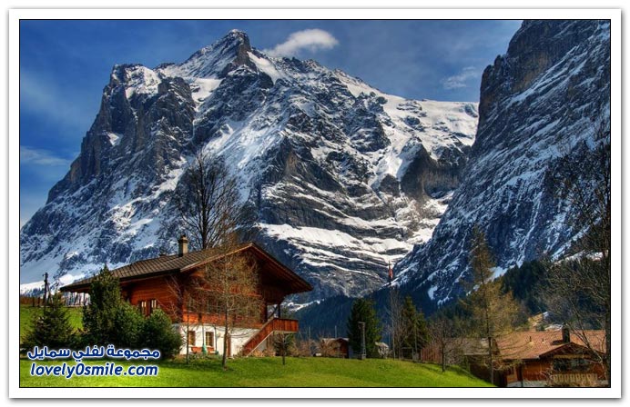 سويسرا وكأنها لوحة فنية غاية في الجمال- سبحان الخالق