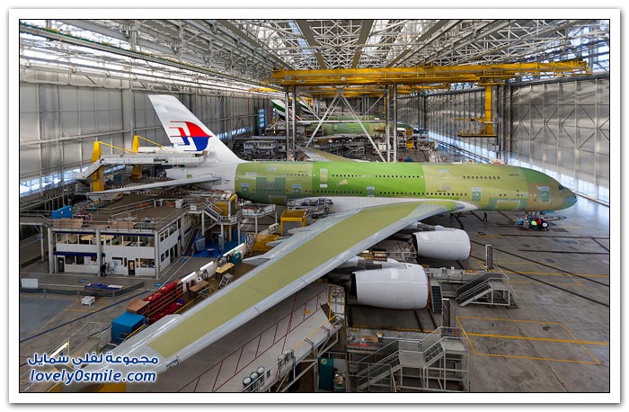 مصنع طائرة A380 وكيف تبدو من الداخل؟