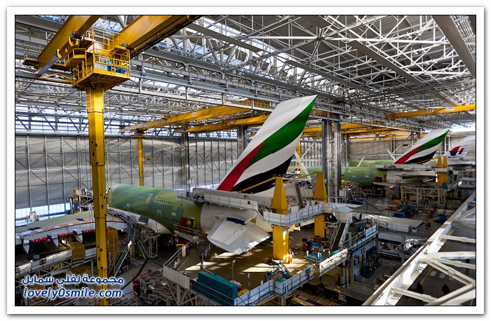 مصنع طائرة A380 وكيف تبدو من الداخل؟