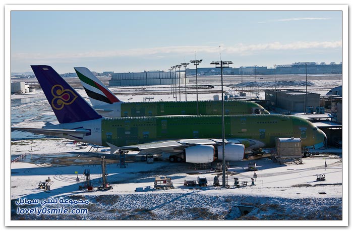 مصنع طائرة A380 وكيف تبدو من الداخل؟