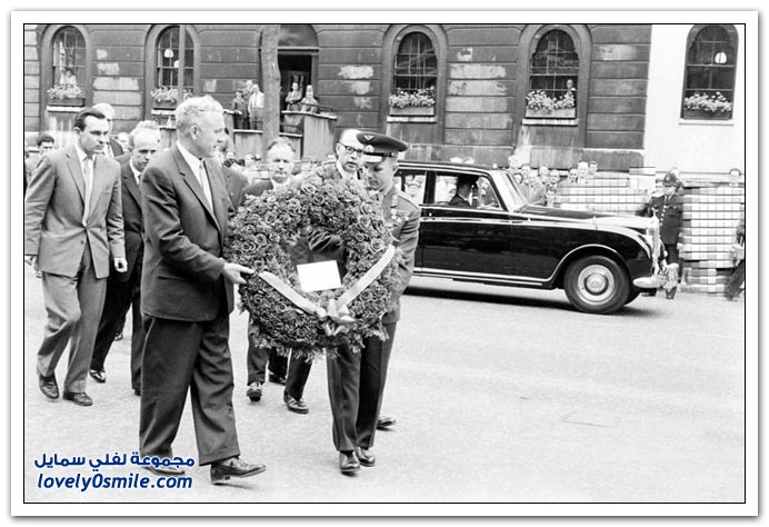 صور تكريم أول رائد فضاء سوفيتي عام 1961