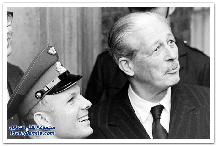 صور تكريم أول رائد فضاء سوفيتي عام 1961