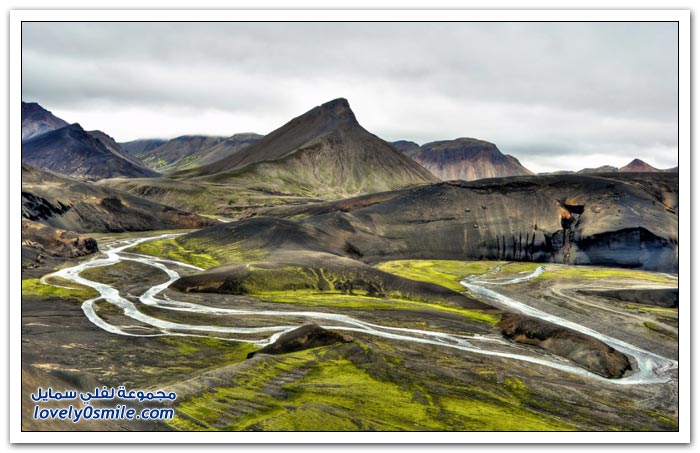 صور رائعة لجبال في أيسلندا