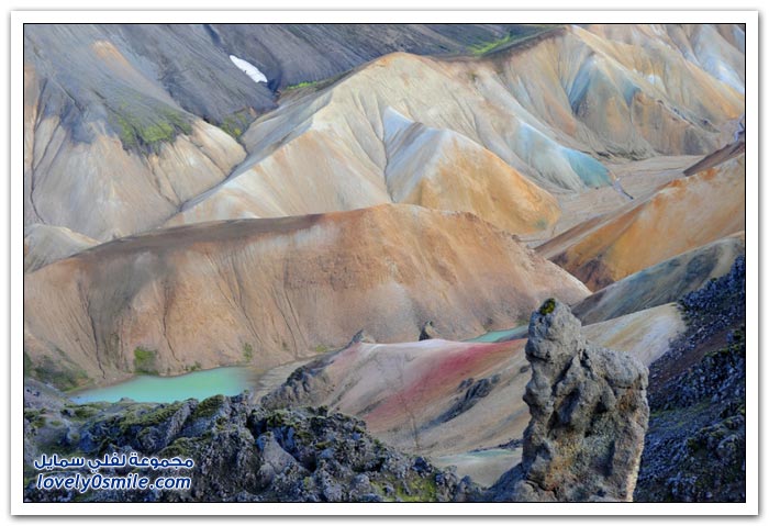 صور رائعة لجبال في أيسلندا