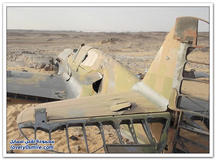 العثور على طائرة العم دينيس - Denis في الصحراء المصرية