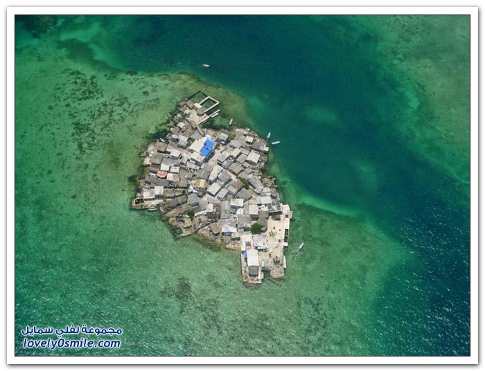 جزر مكتظة بالسكان