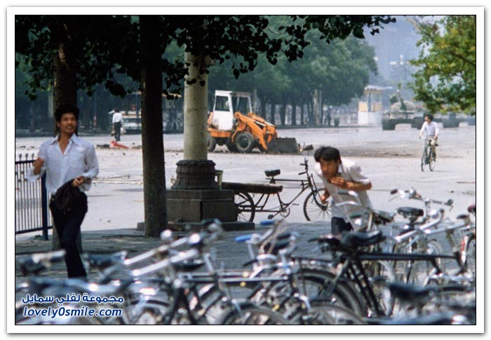 ساحة تيانانمين في بكين بين الماضي والحاضر