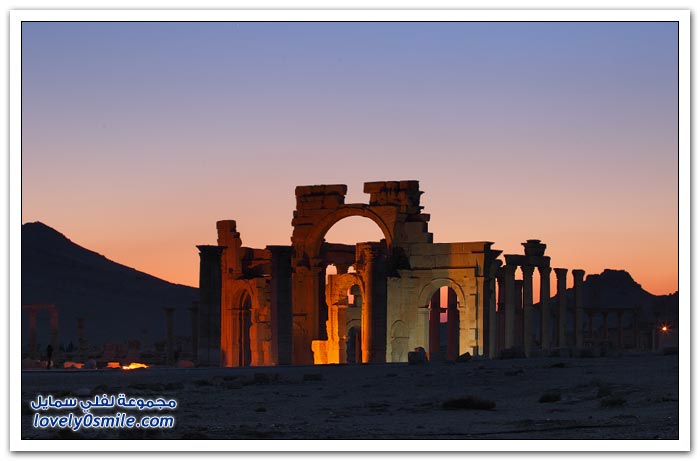مدينة تدمر إحدى أهم المدن الأثرية عالمياً في سوريا