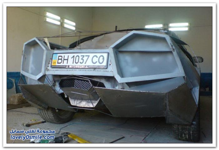 صناعة سيارة لامبورجيني من سيارة ميتسوبيشي في أوكرانيا