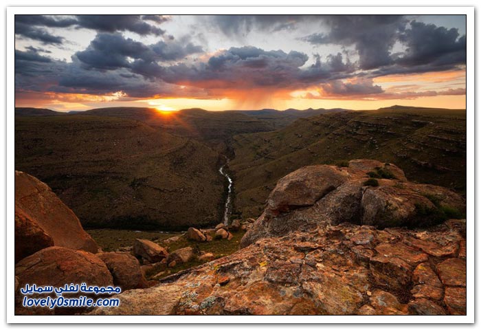 المناظر الطبيعية في جنوب أفريقيا
