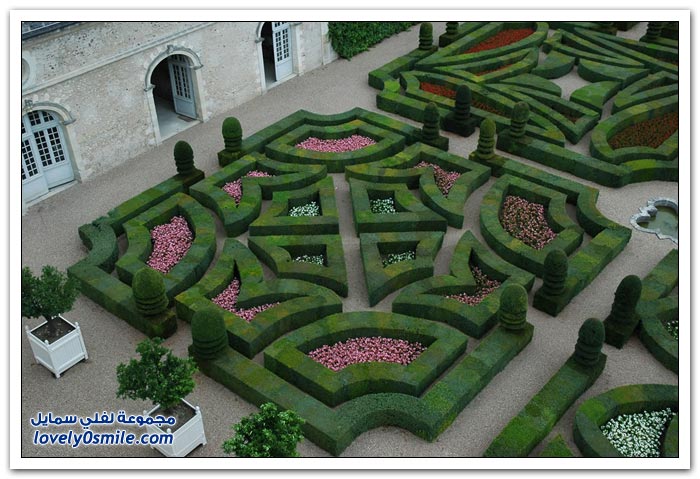 حديقة الحب في قصر شاتو دي فيلاندري