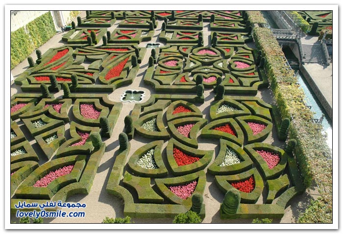 حديقة الحب في قصر شاتو دي فيلاندري