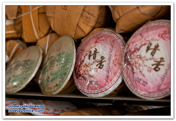 سوق الشاي في مدينة قوانغتشو الصينية