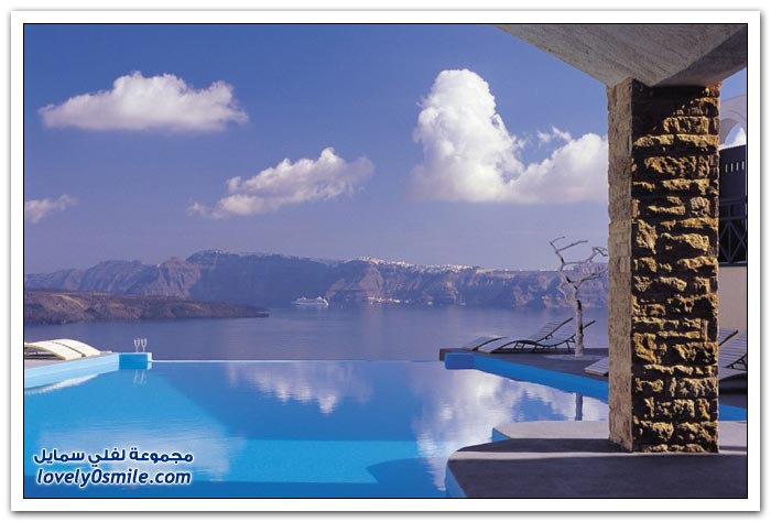 فندق بوتيك في جزيرة سانتوريني في اليونان