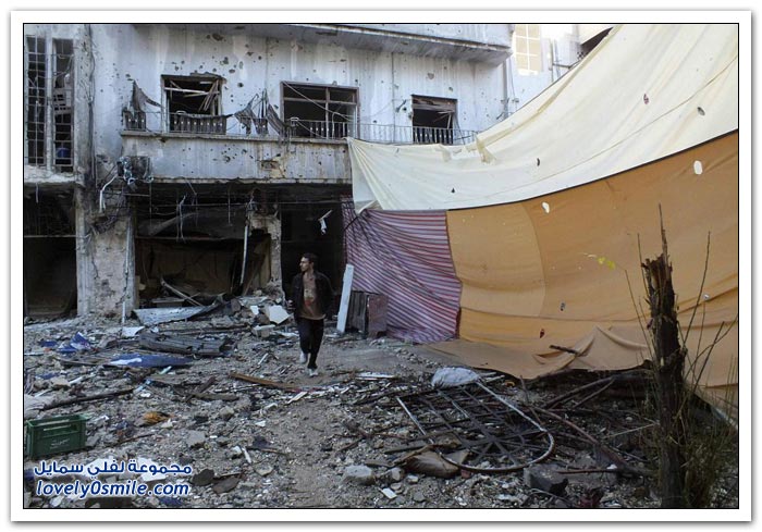 الدمار يغطي حمص